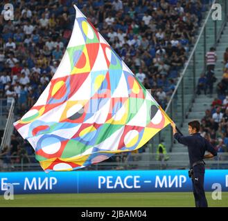 Bologna, Emilia Roimagna, Italia. 4th giugno 2022. Bologna 04/06/2022, durante la partita di calcio valida per la Nations League 2022, tra le squadre nazionali d'Italia e Germania allo stadio Renato DallÃAra di Bologna.in foto: (Credit Image: © Fabio Sasso/ZUMA Press Wire) Foto Stock