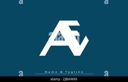 Lettere alfabetiche iniziali logo monogramma AE , EA Illustrazione Vettoriale