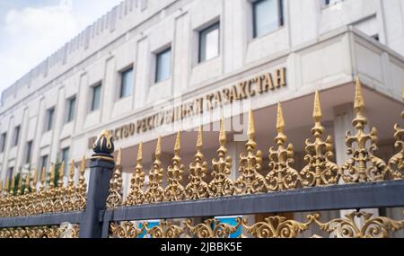 MOSCA, RUSSIA - 4 giugno 2020: Ambasciata del Kazakistan a Mosca. Foto di alta qualità Foto Stock