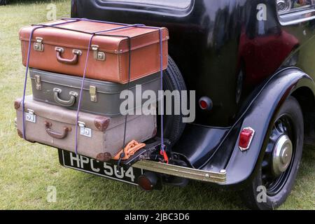 Mostra d'auto classica a Ramsgate parte delle celebrazioni del Platinum Jubilee Foto Stock