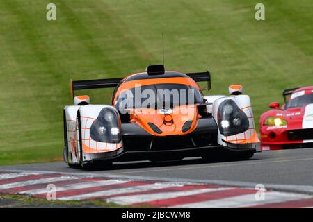 Neil Glover, Jason Green, Ligier LMP3, Masters Endurance Legends, vetture sportive che hanno corso dal 1995 al 2017 in una varietà di serie come; WEC, ALMS, Foto Stock