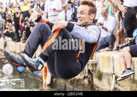 JARVEOJA Martin (est), Hyundai Shell Mobis World Rally Team, Hyundai i20 N Rally 1, ritratto durante il Rally Italia Sardegna 2022, 5th round del WRC World Rally Car Championship 2022, dal 2 al 5 giugno 2022 ad Alghero, Italia - Foto: Nikos Katikis/DPPI/LiveMedia Foto Stock