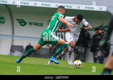 Caxias do sul, Brasile. 05th giugno 2022. RS - Caxias do sul - 06/05/2022 - BRASILIANO A 2022, YOUTH X FLUMINENSE. I giocatori di Youth e Fluminense gareggiano durante la partita disputata allo Stadio Alfredo Jaconi, per il Campionato brasiliano 2022. Foto: Luiz Erbes/AGIF/Sipa USA Credit: Sipa USA/Alamy Live News Foto Stock