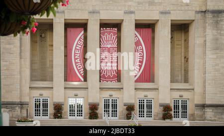 Bloomington, Indiana - 30 maggio 2022: Campus universitario della Indiana University Hoosiers Foto Stock