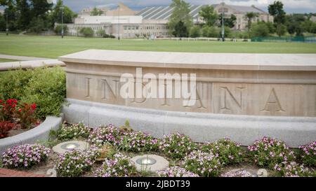 Bloomington, Indiana - 30 maggio 2022: Campus universitario della Indiana University Hoosiers Foto Stock