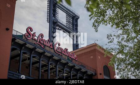 St. Louis, Missouri - 29 maggio 2022: Stadio Busch dei St. Louis Cardinals Foto Stock