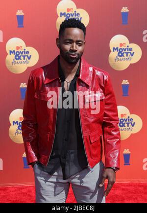 Santa Monica, Stati Uniti. 05th giugno 2022. Jay Ellis partecipa ai 2022 MTV Movie & TV Awards al Barker Hangar il 05 giugno 2022 a Santa Monica, California. Foto: Crash/imageSPACE/Sipa USA Credit: Sipa USA/Alamy Live News Foto Stock