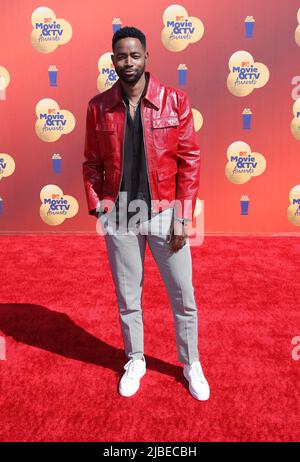 Santa Monica, Stati Uniti. 05th giugno 2022. Jay Ellis partecipa ai 2022 MTV Movie & TV Awards al Barker Hangar il 05 giugno 2022 a Santa Monica, California. Foto: Crash/imageSPACE/Sipa USA Credit: Sipa USA/Alamy Live News Foto Stock