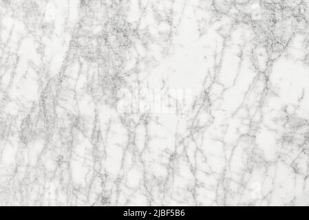 La texture del marmo bianco naturale fatto di piastrelle naturali è uno sfondo lussuoso per le opere di design Foto Stock