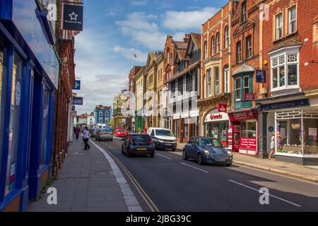 Maldon High Street, Essex, Inghilterra, Gran Bretagna, Regno Unito Foto Stock