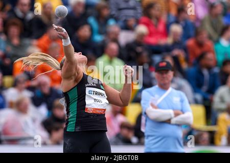 HENGELO, PAESI BASSI - GIUGNO 6: Fanny Roos di Svezia durante la FBK Games girato al FBK Stadion il 6 giugno 2022 a Hengelo, Paesi Bassi (Foto di Marcel Ter Bals/Orange Pictures) Foto Stock