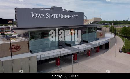 Ames, Iowa - 28 maggio 2022: Iowa state University Cyclones' College campus Foto Stock