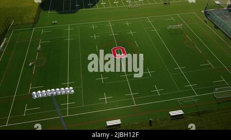 Columbus, Ohio - 29 maggio 2022: Il campus universitario dell'Ohio state University Foto Stock