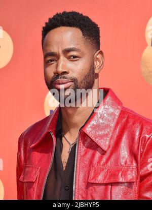 Santa Monica, CA. 05th giugno 2022. Jay Ellis partecipa ai 2022 MTV Movie & TV Awards al Barker Hangar il 05 giugno 2022 a Santa Monica, California. Credit: Jeffrey Mayer/JTM Photos/Media Punch/Alamy Live News Foto Stock