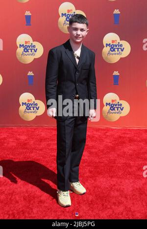 Santa Monica, Stati Uniti. 05th giugno 2022. Javon Walton partecipa ai 2022 MTV Movie & TV Awards al Barker Hangar il 05 giugno 2022 a Santa Monica, California. Foto: Crash/imageSPACE Credit: Imagespace/Alamy Live News Foto Stock