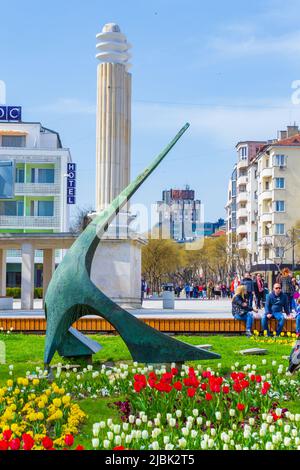 Varna City Seaside Garden ingresso in primavera, Bulgaria Foto Stock