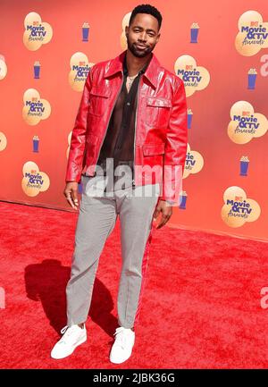 Jay Ellis partecipa ai 2022 MTV Movie and TV Awards al Barker Hangar di Santa Monica, Los Angeles, USA, il 05 giugno 2022. Foto Stock