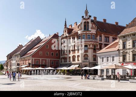 Hauptplatz Maribor Foto Stock