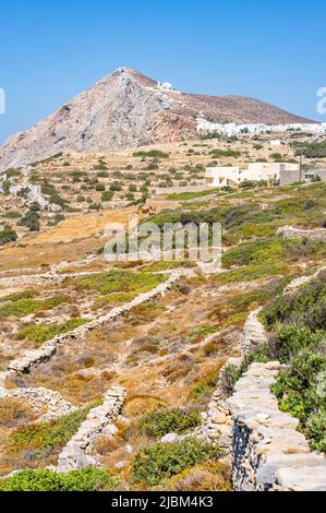 FOLEGANDROS, splendida isola greca nel Mar Egeo. Grecia Foto Stock