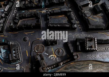 Mappa di Newarks castlegate, nottinghamshire, inghilterra, regno unito. Foto Stock