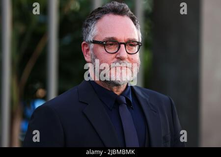 HOLLYWOOD, LOS ANGELES, CALIFORNIA, USA - 06 GIUGNO: Colin Trevorrow, regista americano, arriva al "Jurassic World Dominion" di Los Angeles Premiere of Universal Pictures, tenuto presso il TCL Chinese Theatre IMAX il 6 giugno 2022 a Hollywood, Los Angeles, California, Stati Uniti. (Foto di Xavier Collin/Image Press Agency) Foto Stock