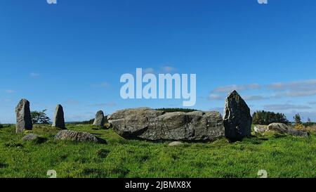 Aikey Brae cerchio di pietra Foto Stock