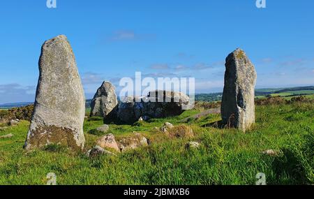 Aikey Brae cerchio di pietra Foto Stock