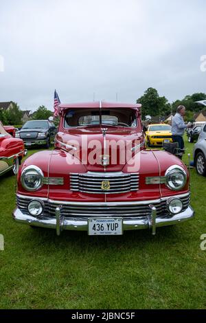 1947 Nash Ambassador Super all'American Classic Car Show al Keynsham rugby club (Jun22) Foto Stock