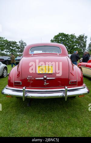 1947 Nash Ambassador Super all'American Classic Car Show al Keynsham rugby club (Jun22) Foto Stock