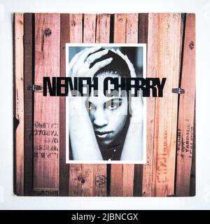Copertina della versione singola da sette pollici di Inner City Mamma di Neneh Cherry, che è stato rilasciato nel 1989 Foto Stock