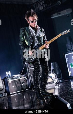 Milano Italia. 06 giugno 2022. La rock band inglese BAUHAUS si esibisce dal vivo sul palco ad Alcatraz durante il tour della loro riunione. Foto Stock