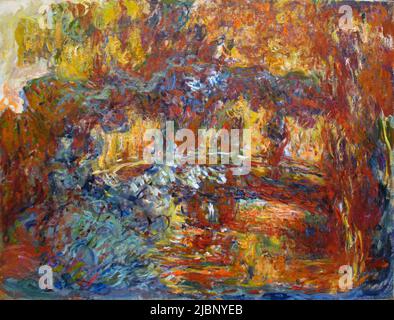 La passerella giapponese, 1920–1922, dipinto di Claude Monet