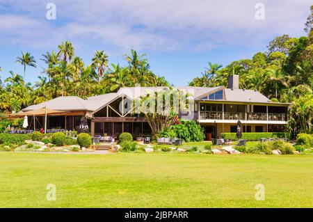 Ristorante Casay on the Beach al BreakFree Aanuka Beach Resort - Coffs Harbour, NSW, Australia Foto Stock