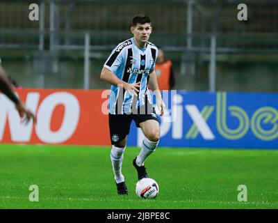 Porto Alegre, Brasile. 07th giugno 2022. RS - Porto Alegre - 06/07/2022 - BRASILIANO B 2022 - GREMIO X NOVORIZONTINO - Kannemann giocatore per Gremio durante una partita contro Novorizontino allo stadio Arena do Gremio per il campionato brasiliano B 2022. Foto: Maxi Franzoi/AGIF/Sipa USA Credit: Sipa USA/Alamy Live News Foto Stock