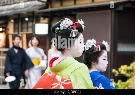 Maiko, Kyoto, Giappone Foto Stock