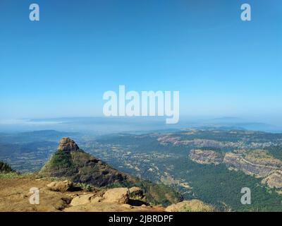 Tiger Point, Lonavala, Pune, Maharashtra, India Foto Stock