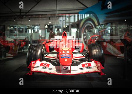 Michael Schumacher Collection Motorworld a Köln, in Germania Foto Stock