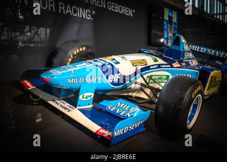 Michael Schumacher Collection Motorworld a Köln, in Germania Foto Stock
