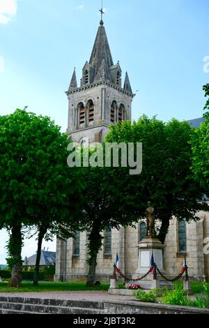 Francia, Nievre, parco naturale regionale Morvan, Dun les Places, villaggio martirizzato della liberazione del 1944 dove 27 civili sono stati uccisi dai tedeschi il 24, 25 e 26 giugno Foto Stock