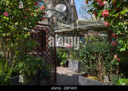 Francia, Parigi, Montparnasse, il ristorante La Closerie des Lilas Foto Stock