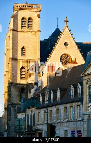 Francia, Cote d'Or, Dijon, zona elencata come patrimonio mondiale dall UNESCO, il Saint Jean parvis theatre Foto Stock