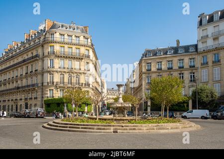 Francia, Parigi, Place Francois 1er Foto Stock