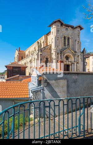 Francia, Ain, Trevoux, Saint-Symphorien chiesa Foto Stock