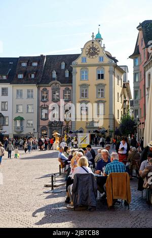 Svizzera, Schaffhausen Canton, Schaffhausen, Città Vecchia, Frontwagplatz Foto Stock