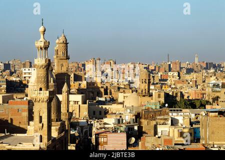 Egitto, Cairo, Cairo islamico, città vecchia dichiarata Patrimonio dell'Umanità dall'UNESCO Foto Stock