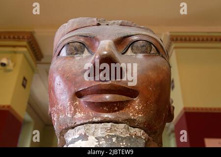 Egitto, Cairo, centro, Museo Egizio del Cairo, statua raffigurante la regina Faraone Hatchepsout Foto Stock