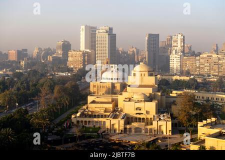 Egitto, Cairo, distretto di Zamalek, isola di Gezira, Teatro dell'Opera del Cairo Foto Stock