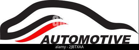 Illustrazione del modello vettoriale del logo dell'auto automobilistica Illustrazione Vettoriale