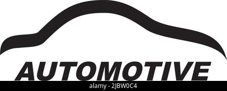 Illustrazione del modello vettoriale del logo dell'auto automobilistica Illustrazione Vettoriale