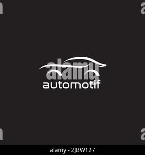 Illustrazione del modello vettoriale del logo dell'auto automobilistica Illustrazione Vettoriale